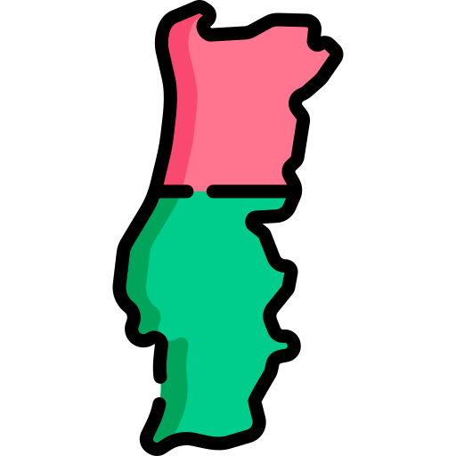 Portugal map icon