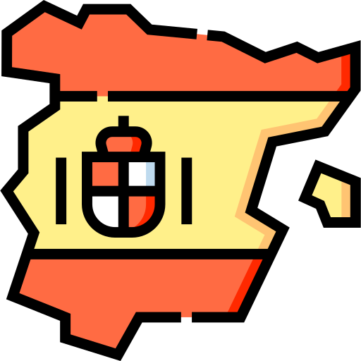 Spain map icon